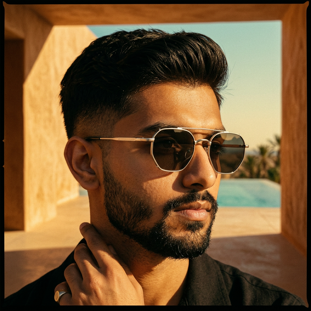 ROY SILVER BLACK PRESCRIPTION SUNGLASSES